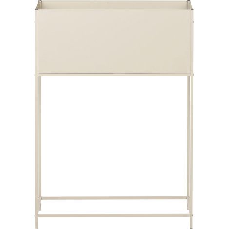 Supporto da giardino per fioriera in metallo beige Tapien