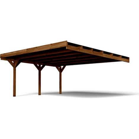 Carport adossable double Victor 30,9m²