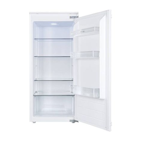 Amica – Réfrigérateur intégré 1 porte – Volume 197L – Dimensions H122.1 x L54 x P54 cm – Froid statique – Classe énergétique E (1/4)