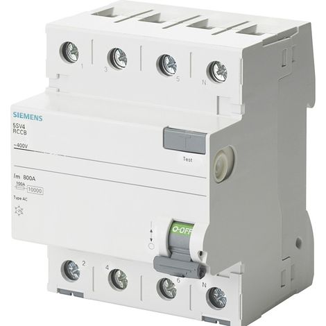 4P 40A 0,3A Fehlerstromschutzschalter Typ AC 400V 5SV4644-0