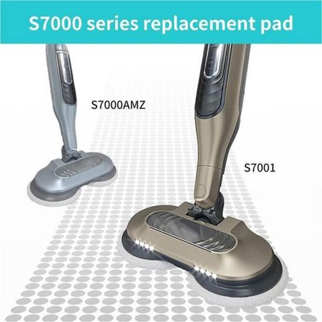 Pièces rechange Shark balai vapeur - compatible S7001/S8001/S8201/S7201/S7000AMZ/S7000/S7005/S7020, tampons lavables - 1 Étiquette (1/5)