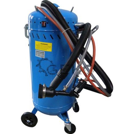 Geko G02026 de sand pistolet anti-poussière avec aspirateur, 106 L, bleu