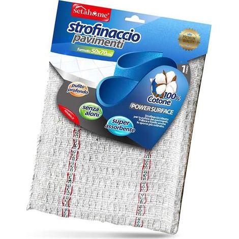 SETA HOME - 1 STROFINACCIO PER PAVIMENTI100% COTONE 50X70CM (1/2)