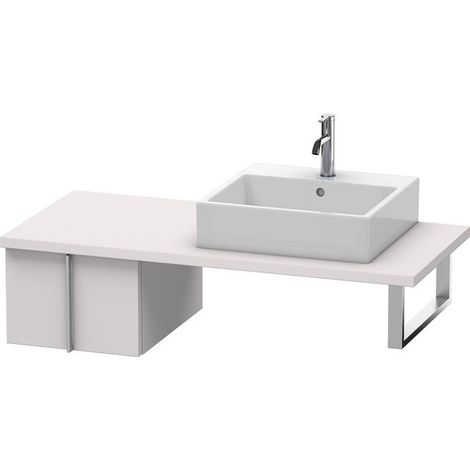 VERO mobile basso consolle 285x400x518mm lilla satinato bianco