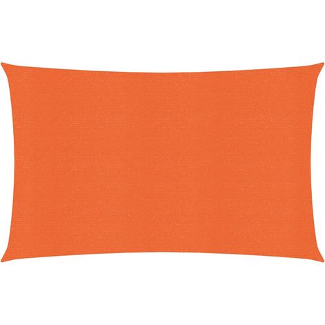 Voile d'ombrage Voile de parasol - 160 g/m² Orange 3,5x5 m PEHD BV251700 - BonneVie (1/5)