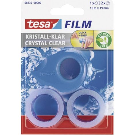 Tesa Dispensador práctico azul rosa blanco ergonómico