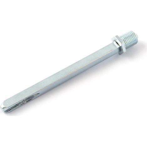 FERRO QUADRO mm.120 FIL. M14 CON NIPLES