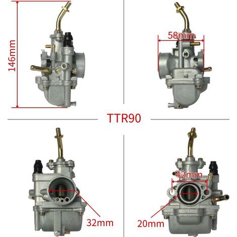 Der Vergaser 5HN-14101-00-00 ist kompatibel mit den Vergasern der Yamaha TTR90 und TTR90E Motorräder der Baujahre 2003-2005. (1/4)