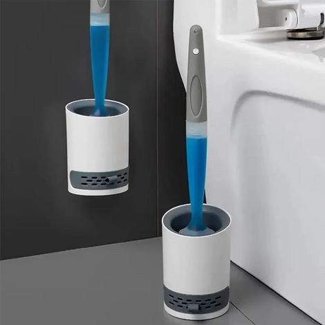 Brosse WC séchage rapide pour salle de bain nettoyage (1/5)