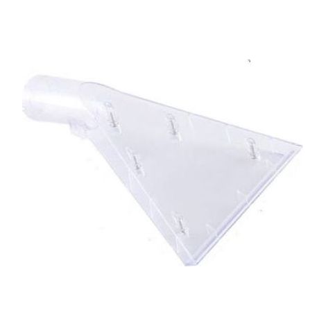 Embout aspirateur ABS 32mm transparent avec raclette - Accessoire nettoyage sol efficace et durable pour usage domestique et professionnel (1/2)