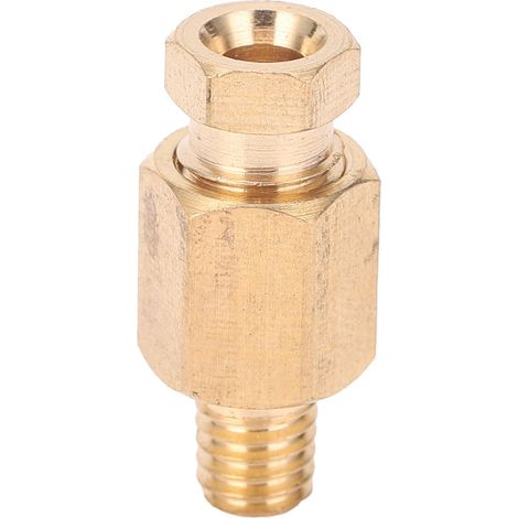 Raccord Fileté Droit en Laiton pour Tuyau, Adaptateur de Connexion Industrielle, Fourniture de Plomberie PD406 (1/5)