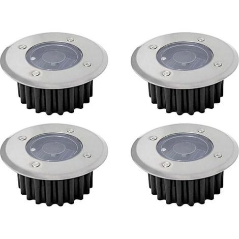 4er Set LED Solar Straßenlaternen, Außenbeleuchtung, Straßenlampe (1/4)