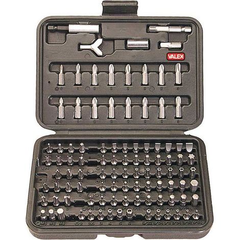 Kit 100 insertos para drivers Valex 1460620 (1/2)