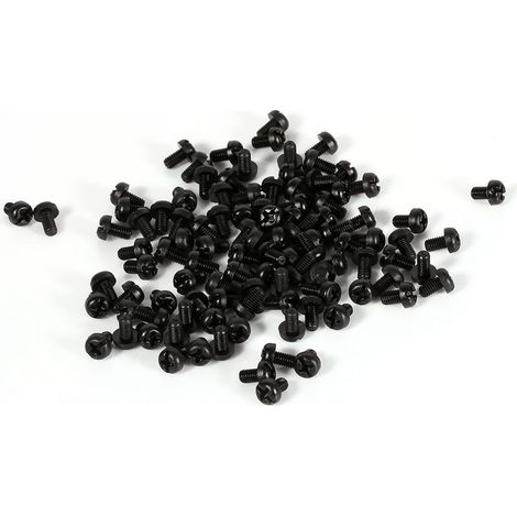 100 pièces M2 M3 M4 en plastique nylon hexagonal mâle femelle entretoise vis à tête ronde écrou (1/5)
