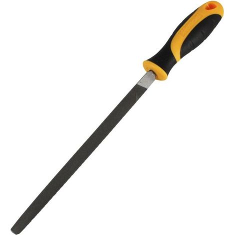 HOTECHE lima triangular entrefina 8 pulg. c/mango , Lima triangular Hoteche de 8 pulgadas Hoja de 200 mm Diseño ergonómico Agujero en el mango para poder colgarse. (1/3)