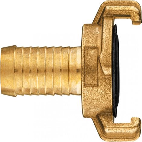 Conector rápido de latón para manguera, 1" (1/4)