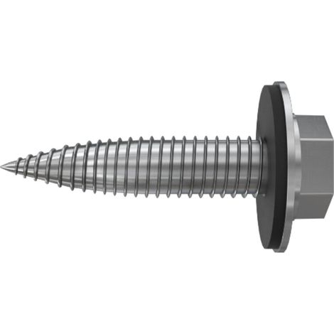 fischer Bohrschraube 6,0 x 25 mm EPDM A2 nicht rostender Stahl A2 100 Stk
