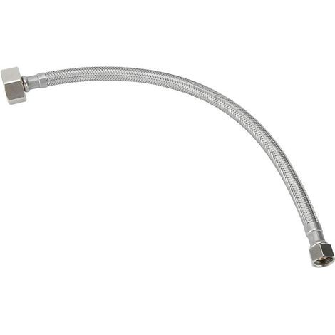DAWH Wasserzulaufschlauch, 30 cm/0,8 Zoll flexibler Kupfer-Wasserzulaufschlauch, 7/8"-Einlass, 3/8"-Auslassgewinde, für Badezimmer, Toilette und Wasserhahn (1/5)