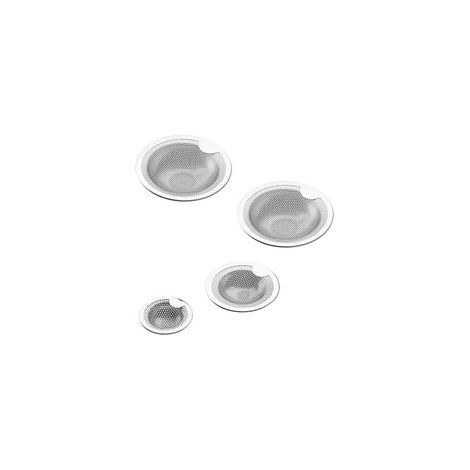 Filtres déboucheurs pour évier de cuisine, en acier inoxydable, lot de 4, couleur : argent-Crezuo