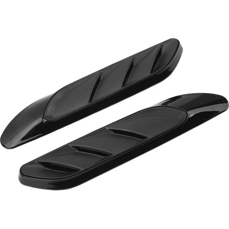 Garniture d'aération latérale d'aile Mercedes-Benz Classe C W206, cache de conduit d'admission d'air noir brillant, pièce de rechange pour pare-soleil (1/5)