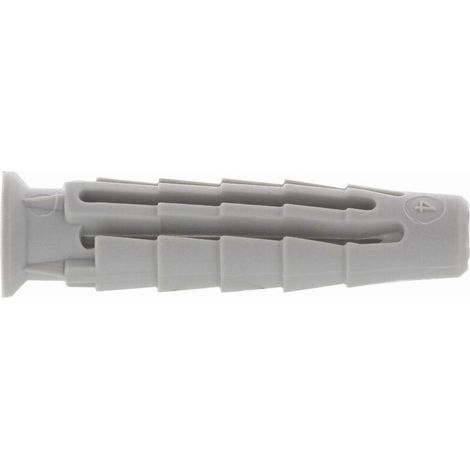 Boite 100 Cheville nylon  sans vis - Ø8 x 40 mm - 565644
