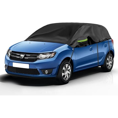 Autoabdeckung Wasserdicht für Dacia Sandero 2012-2023, Allwetter-Halbgarage, UV-Schutz (1/5)