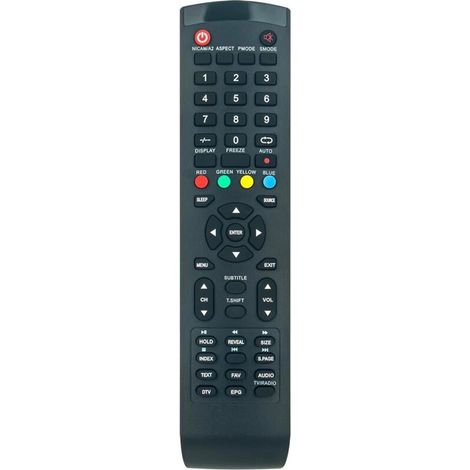 Telecomando sostitutivo per TV HKC: EH24H4FHD, EH32H4D, EH40D4K, 32D7A, 46F6, EH20H4, EH22F4, EH24H4, HT4020E32, HT40AT2, LED32V1FHD, HT19AT2, HT24AT2, HT32AT2 (1/4)