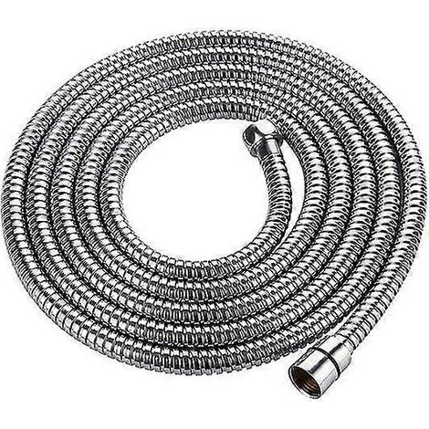 Flexible de douche universel en acier inoxydable anti-torsion et anti-explosion, 3 m