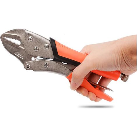 Pinza Grip Autobloccante Regolabile Apertura 50mm Leva Sgancio Ganasce DD-171014 (1/4)