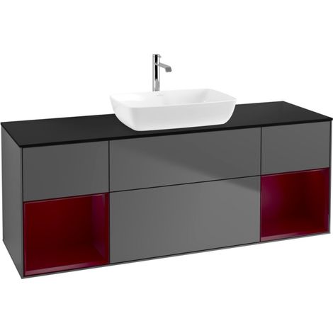 Villeroy & Boch F862HBGK Meuble sous-lavabo Finion F86 (1/2)