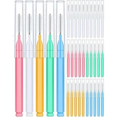 Nettoyant pour pommeau de douche - 30 embouts de nettoyage, brosses diverses pour les petits orifices des buses de pulvérisation déboucheur pour pom (1/5)
