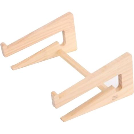 Support amovible en bois pour ordinateur portable de 15" et 17" (1/5)