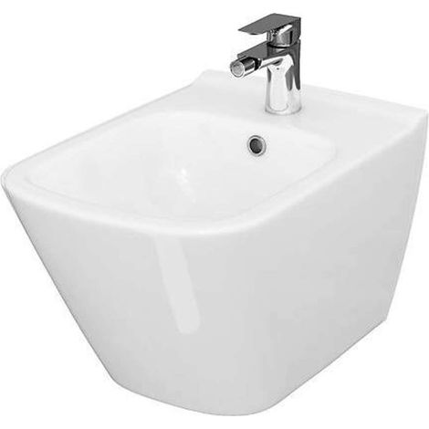 Cersanit City - Bidet sospeso, con foro per miscelatore, bianco K35-045 (1/3)