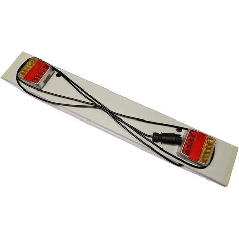 3 Feet LED Trailer Board, 3M Cable - Reflectors Towing Rack Boat Tractor Van Car Caravan (1/2)