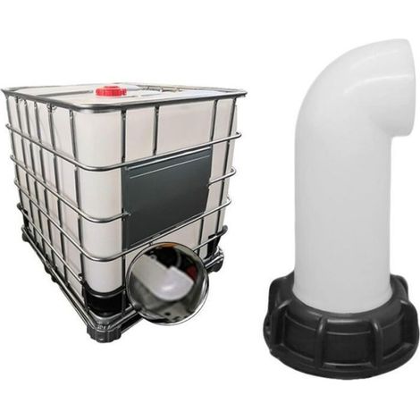 Buse De Réservoir - Vanne IBC 60 mm - Adaptateur Pour Cuve Collecteur D'eau - 2 Pièces (1/4)
