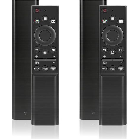 BN59-01358B Lot de 2 télécommandes universelles pour Samsung Smart TV, télécommande de rechange pour Samsung QLED UHD SUHD HDR LCD LED HDTV Frame Curved 4K 8K 3D Smart TV (1/5)