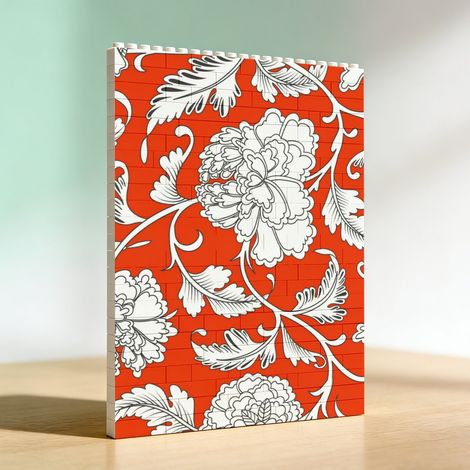 Cadre d’anniversaire DIY en blocs et briques de construction, cadeau d’anniversaire (1/5)