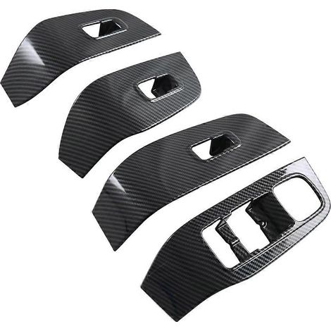 Accessoires intérieurs pour MG HS 2020-2024 : cache de panneau de commande de lève-vitres en ABS et fibre de carbone (conduite à gauche). (1/5)