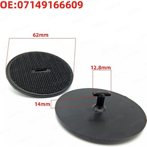 Convient pour les fixations de tapis BMW Mini, clips de verrouillage en forme de T 7149166609 07149166609 (1/5)