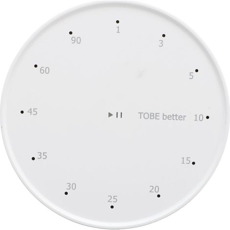 Minuteur Électronique Cuisine Rotatif Aimanté LCD 70dB Blanc Compact pour Cuisson et Étude (1/5)