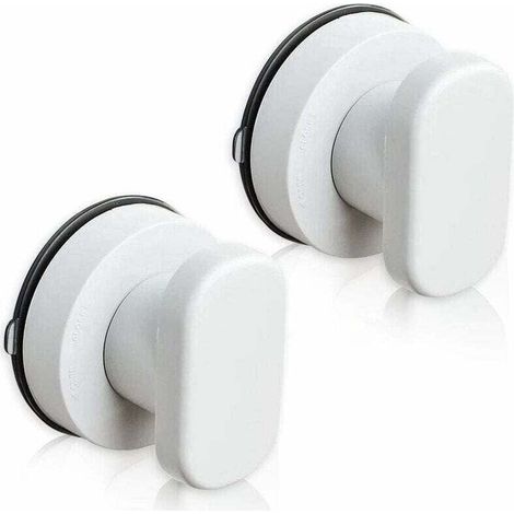 Deux poignées de porte à ventouse, poignées de tiroir à ventouse, adaptées aux armoires, réfrigérateurs, portes vitrées, poignées de déplacement portables avec ventouses puissantes, adaptées aux salle