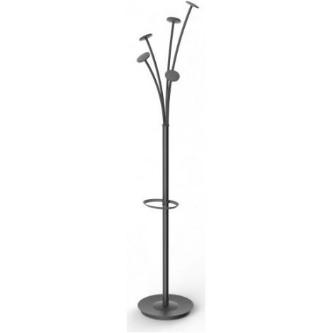 Alba Perchero clásico negro 187 cm metal