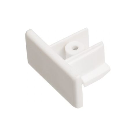 1F copertura terminale per binari monofase bianco pz..10