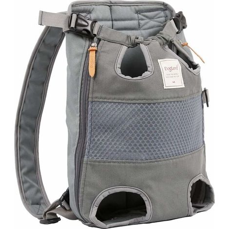 Dog Carrier Backpack - Front Legs Carrier Backpack for Small, Medium and Large Pets, Airline Approved Hands gray