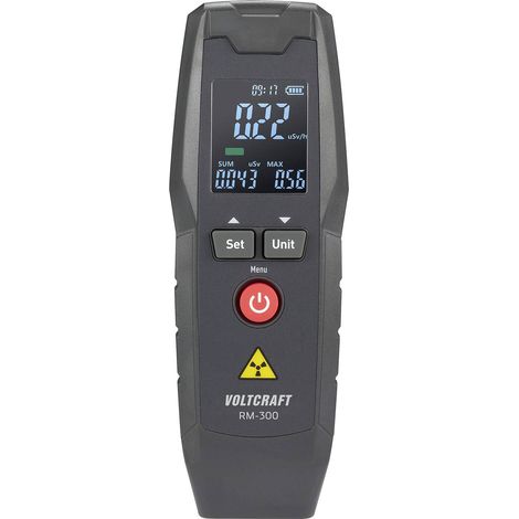 [GEBRAUCHT] B-Ware Voltcraft Geigerzähler Strahlungsmesser RM-300 Beta Gamma Röntgen USB akustisch (1/2)