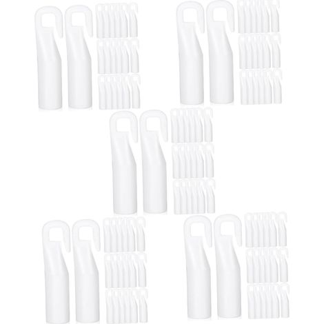 100pièces De Remplacement pour Tringles à Rideaux Universels Pom pour Stores Verticaux Accessoires De Tige De Manivelle Pratiques Et Légers (1/5)