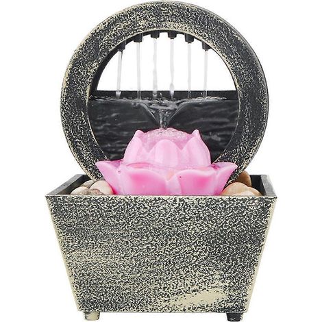1 Ensemble de fontaine de table décorative florale en forme de cascade - Idée cadeau originale (1/5)