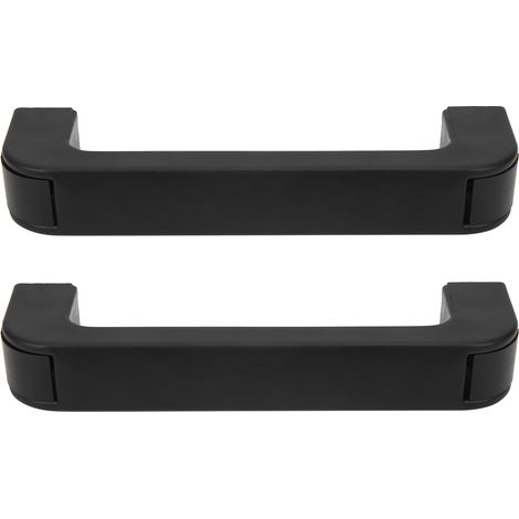 Lot de 2 poignées carrées pour équipements industriels, poignées d'armoires électriques, quincaillerie, 8,5 x 160 mm (1/5)