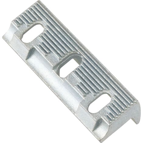 Aufschraubstück Serie 128.100 FaFix, 45 x 13,4 x 7,9 mm, Stahl verzinkt