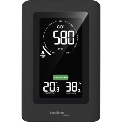 Appareil de mesure du CO2 Techno Line WL1030 Y259622 (1/5)